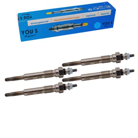 4 Piece Yous Original Glow Plugs For Isuzu Elf 150 Elf 250 Elf 350