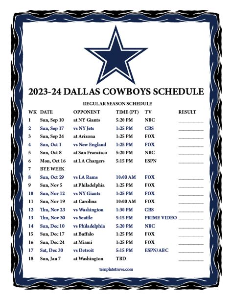 Nfl Free Printable Schedule 2024 2024 - Meade Sibilla