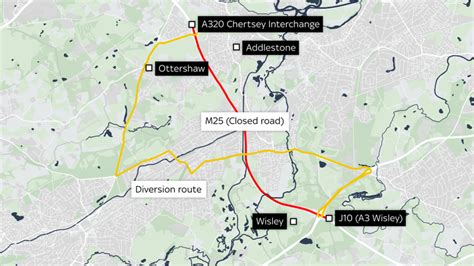 M25 closure: Motorway to shut between junctions 10 and 11 in 'unprecedented' move | UK News ...