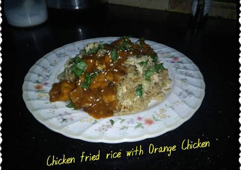 Chicken fried rice with orange chicken Recipe – Recipe Sauce