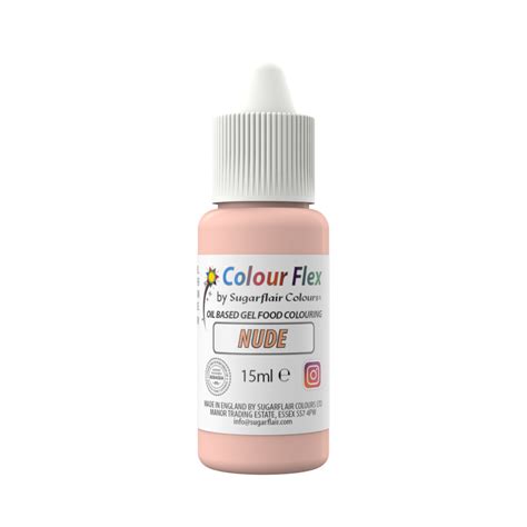 Colour Flex Nude Oil Based Food Colouring Gel 15ml SugarFlair