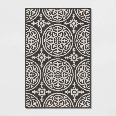 Medallion Washable Tufted And Hooked Rug Threshold Target