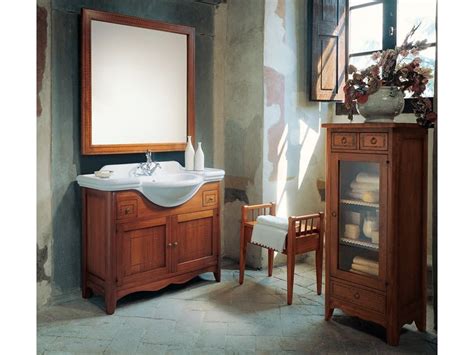 Dora Mueble Bajo Lavabo En Madera Y Vidrio Mueble Bajo Lavabo De Pie