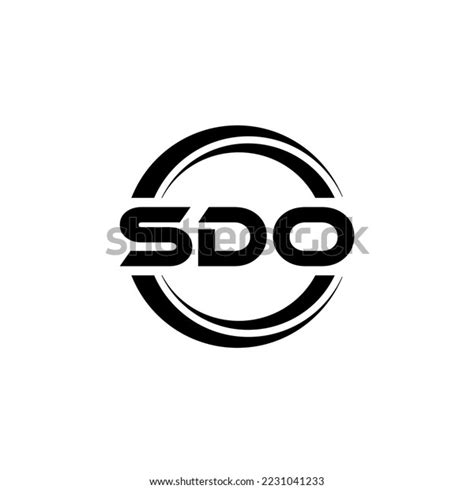 Sdo Letter Logo Design Illustration Vector Stock Vector Royalty Free