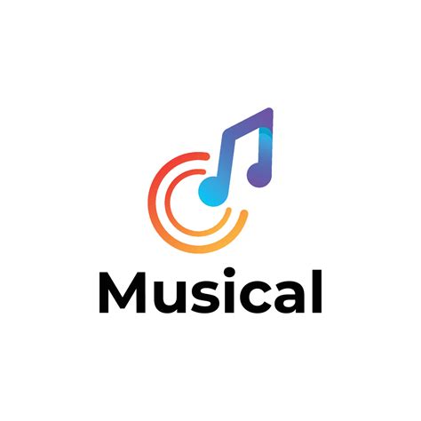 Musical modern 3d logo design 23268798 Vector Art at Vecteezy