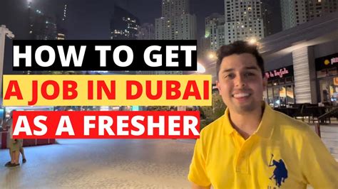 How To Get A Job In Dubai As A Fresher My Journey Youtube