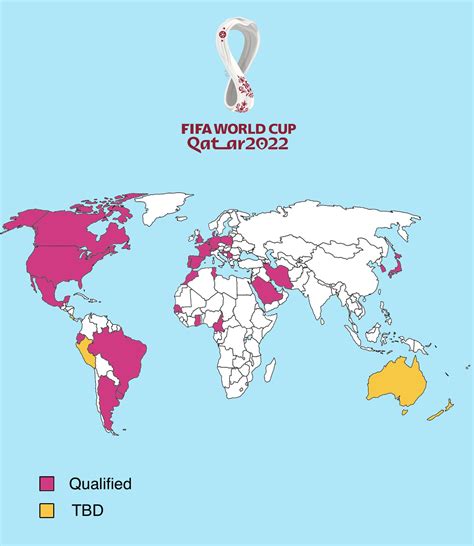 World map of all 2022 fifa world cup nations : r/football