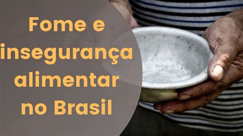 Fome E Inseguran A Alimentar No Brasil Youtube