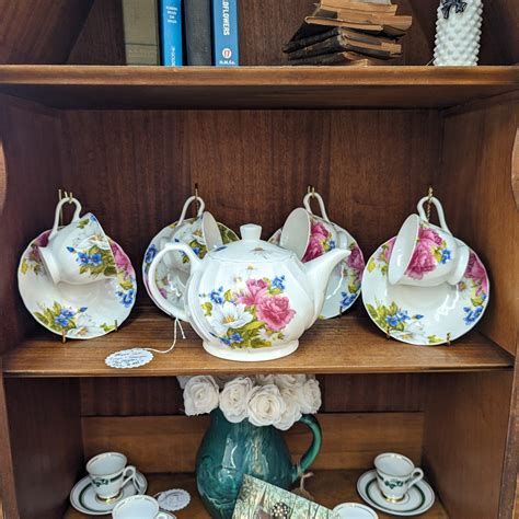 Teapot Set With Cups Saucers Shades India