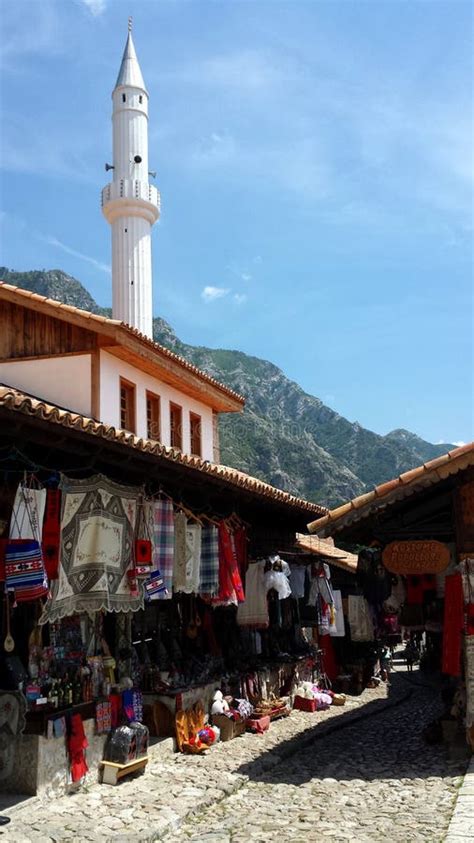 Old Bazaar in Kruja, Albania Editorial Photo - Image of turkish ...