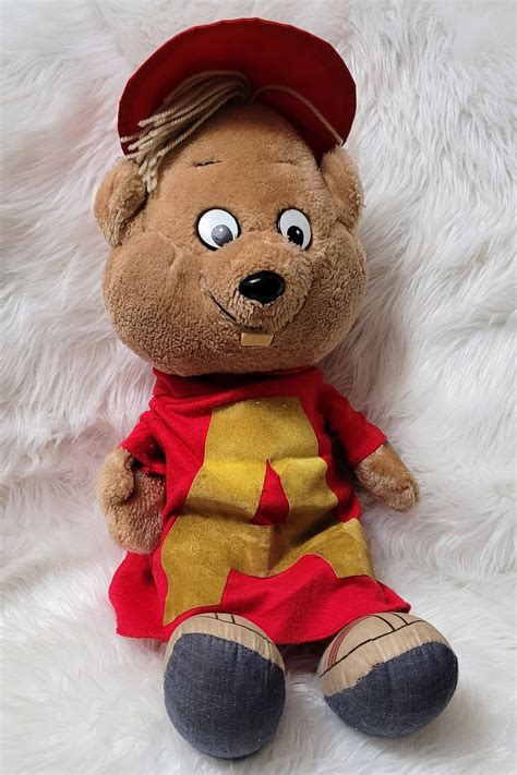 Vintage Alvin And The Chipmunks Pull String Talking Stuffed Toy Plush Plush Etsy