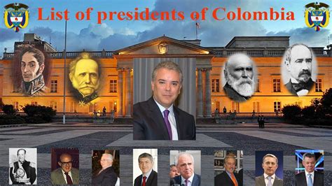 List Of Presidents Of Colombia Youtube