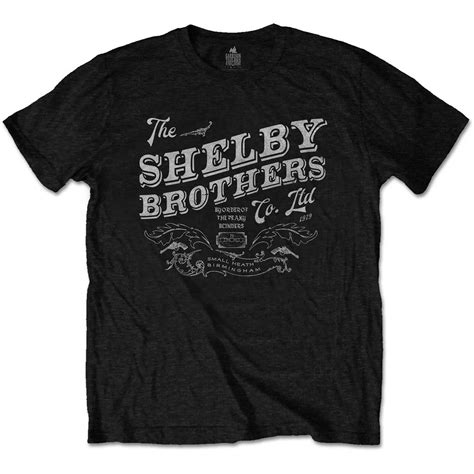 Peaky Blinders The Shelby Brothers Coltd Black T Shirt