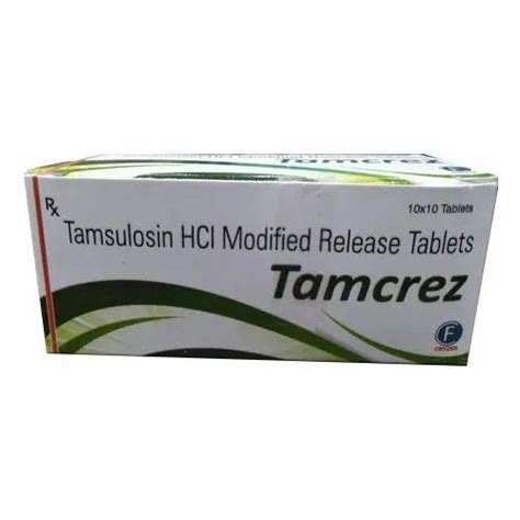 Tamsulosin Hci Modified Release Tablets Packaging Size 10x10 Tablet Prescription At Rs 15000