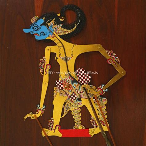 Jual Wayang Kulit Antasena Ontoseno Kulit Kerbau Alusan Ukuran Standar