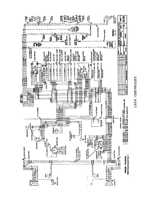 1956 Chevrolet Wiring Diagram Primedinspire