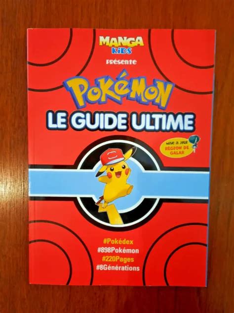 POKEMON GUIDE ULTIME Manga Kids POKEDEX RÉGION DE GALAR État neuf