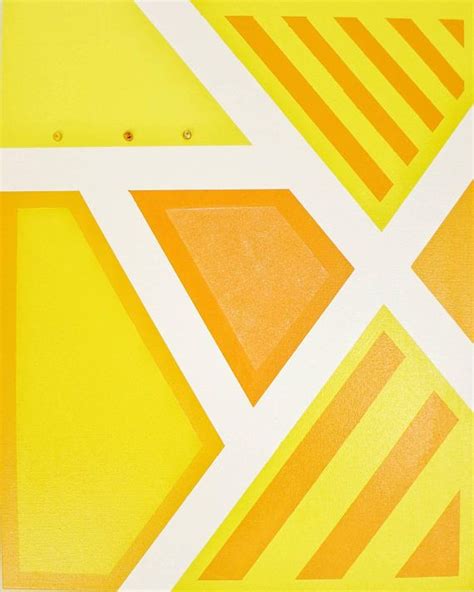 Monochrome Geometric Art Abstract Mixed Media Art Yellow Etsy In 2021