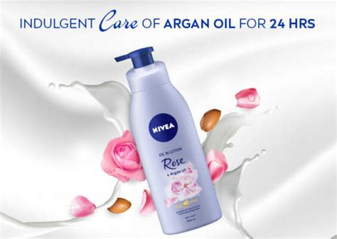 Nivea Body Lotion Rose And Argan Oil For Dry Skin Thesensation Lk A Majestic Makeover