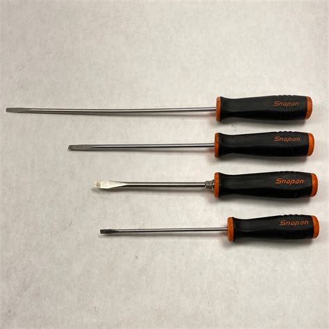 Snap On 4 Pc. Flat Head Screwdriver Set - Shop - Tool Swapper