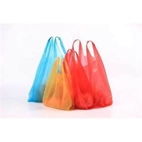 Ldpe Kg Capacity U Cut Plastic Carry Bags For Grocery Shopping Use At