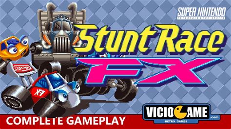 🎮 Stunt Race Fx Super Nintendo Complete Gameplay Youtube