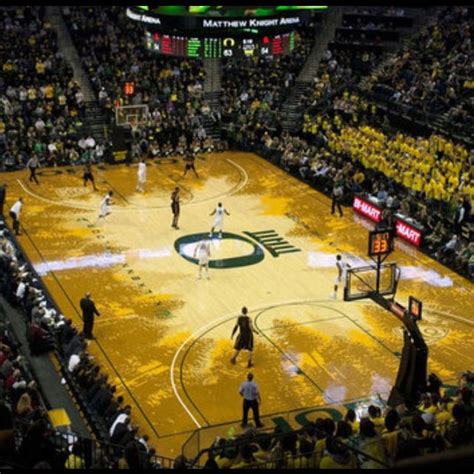 U of Oregon's basketball court | Oregon basketball, Basketball court ...