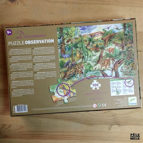 Puzzle Observation 100 pièces livret DJECO Pêle Mêle Online