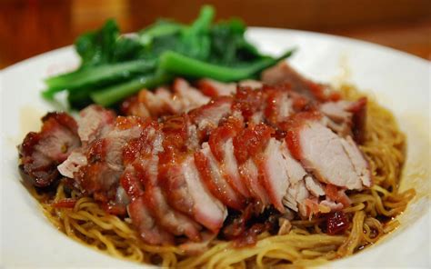 Barbecued Pork And Noodles Sam S Kitchen