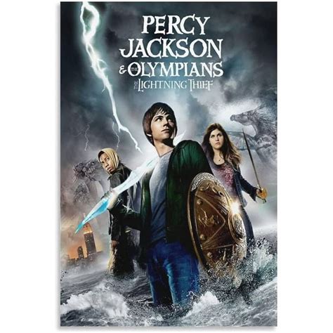 Percy Jackson And The Olympians The Lightning Thief Movie Poster In