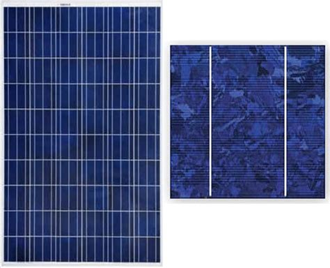 Polycrystalline silicon cell and module. | Download Scientific Diagram