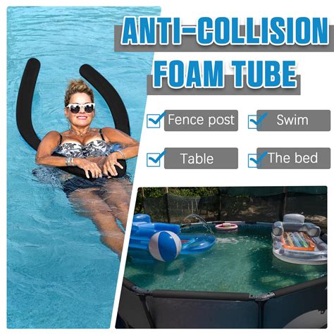 4 Pcs Hanaive 40 Inch Jumbo Pool Noodles Bulk Pool Noodles Foam Large