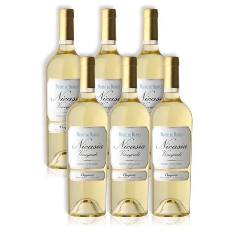 NICASIA BLANC DE BLANCS VINO BLANCO VIOGNIER CAJA X6U 750ML Borrachines