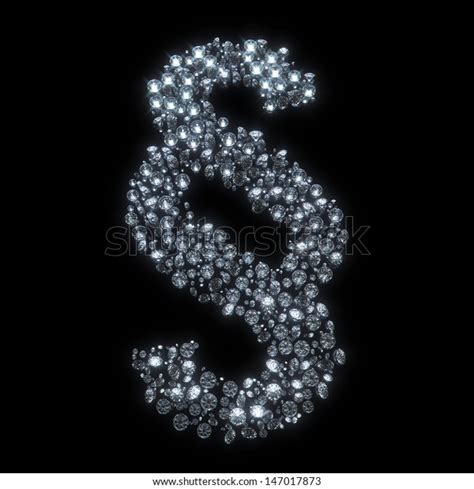 Diamond Symbol Paragraph Isolated On Black Stock Illustration 147017873 | Shutterstock