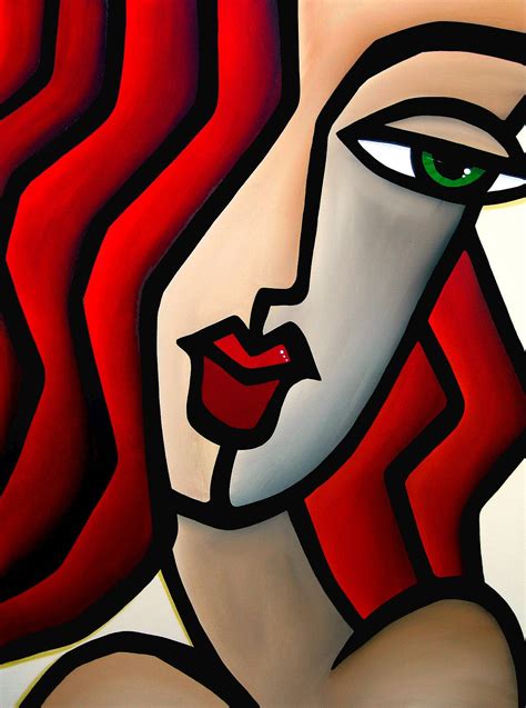 Paintings Last Glance Original Abstract Painting Modern Pop Art