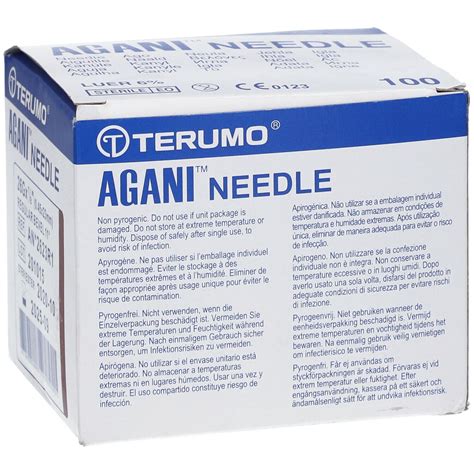 Terumo Agani 26g Ø 0 45mm 23mm 100 pc s Redcare Pharmacie