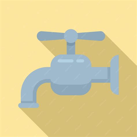 Premium Vector Water Tap Icon Flat Illustration Of Water Tap Vector