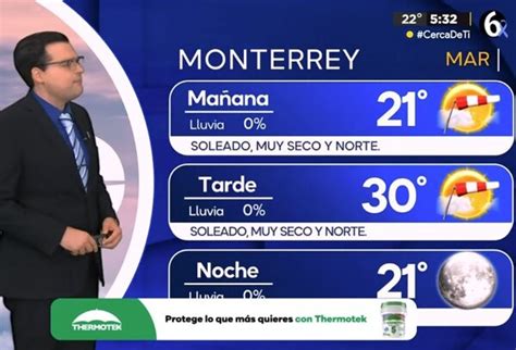 Clima en Monterrey hoy martes 2 de abril Telediario México