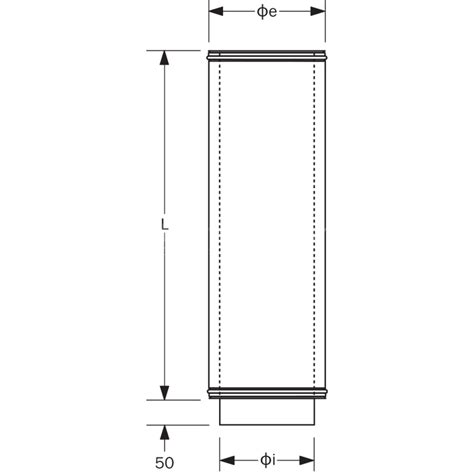 Burgerhout Dp Dubbelwandig Rvs Verlengpijp Dp Element Lg