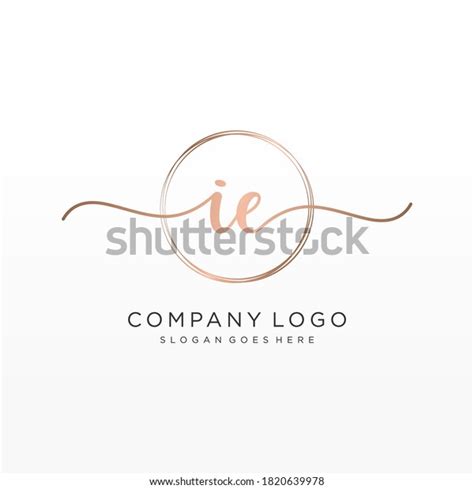 Initial Beauty Monogram Elegant Logo Design Stock Vector Royalty Free 1820639978 Shutterstock