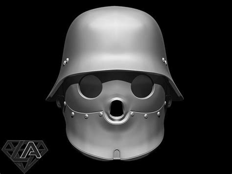 Wolfenstein blackguard helmet 3D model 3D printable | CGTrader