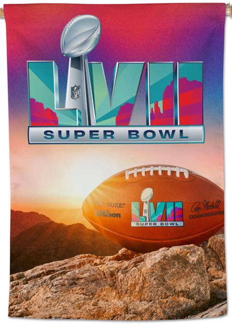 Super Bowl LVII (Arizona 2023) Official NFL Championship Event 28x40 B ...