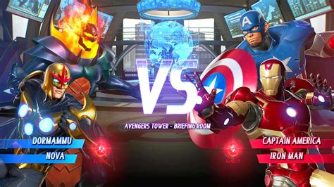 Dormammu Nova Vs Captain America Iron Man Hardest Ai Marvel Vs