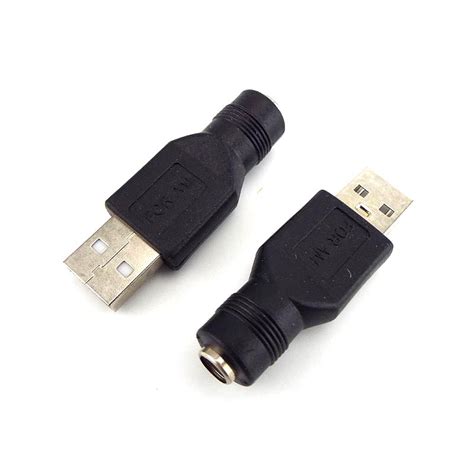 อะแดปเตอร์ซ็อกเก็ตแจ็คเชื่อมต่อแล็ปท็อป Dc ตัวเมีย เป็น Usb 20 Type A