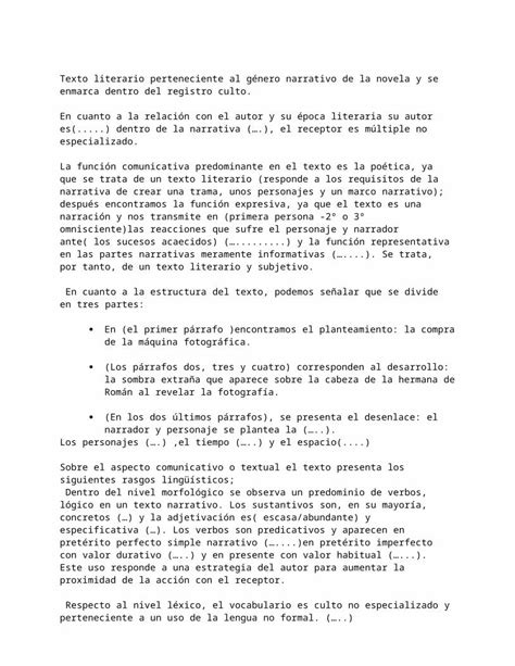 Doc Estructura De Un Texto Narrativo Dokumen Tips