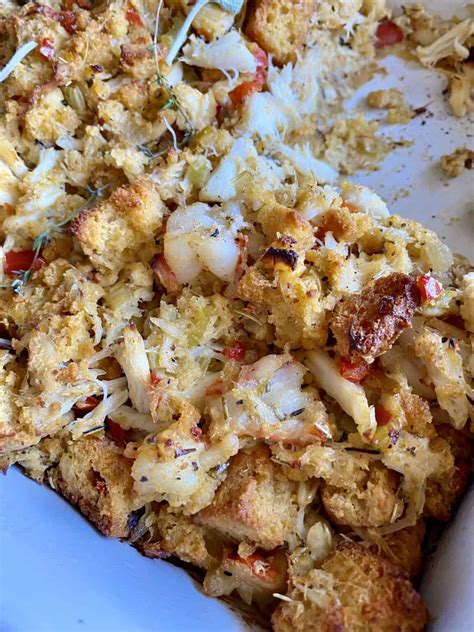 Seafood Stuffing - Hungry Happens
