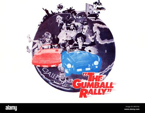 GUMBALL RALLY -1976 POSTER Stock Photo - Alamy