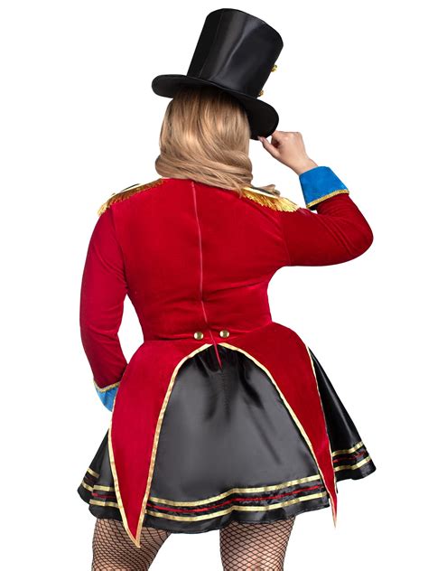 Classic Ringmaster Plus Size Halloween Costume Leg Avenue