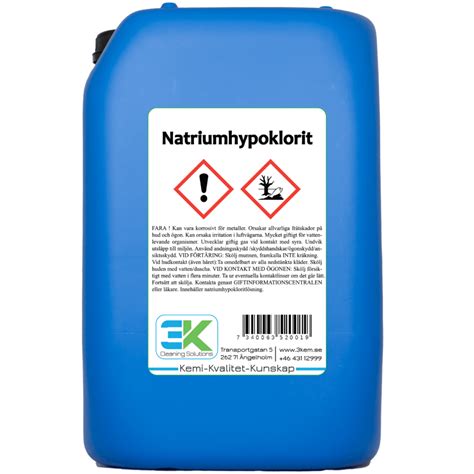 Natriumhypoklorit 1000 Liters 200 Liters 5 Liters 3k Cleaning