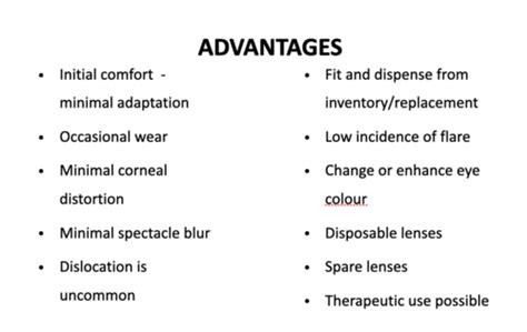 Contact Lens Soft Fitting And Evaluation Flashcards Quizlet